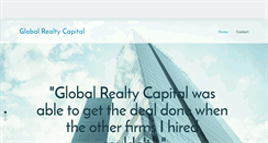 Desktop Screenshot of globalrealtycapital.com